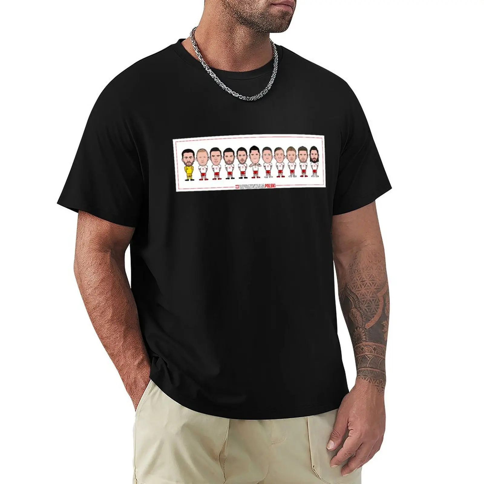 

polska T-Shirt Luxury man anime tshirt oversized t shirts for men