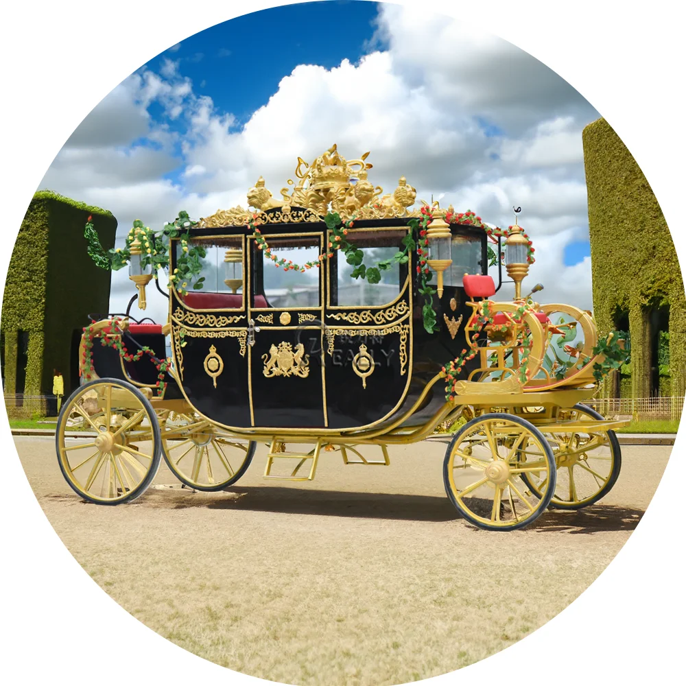 2023 European Royal Horse Carriage Horse Drawn Wagon For Sale