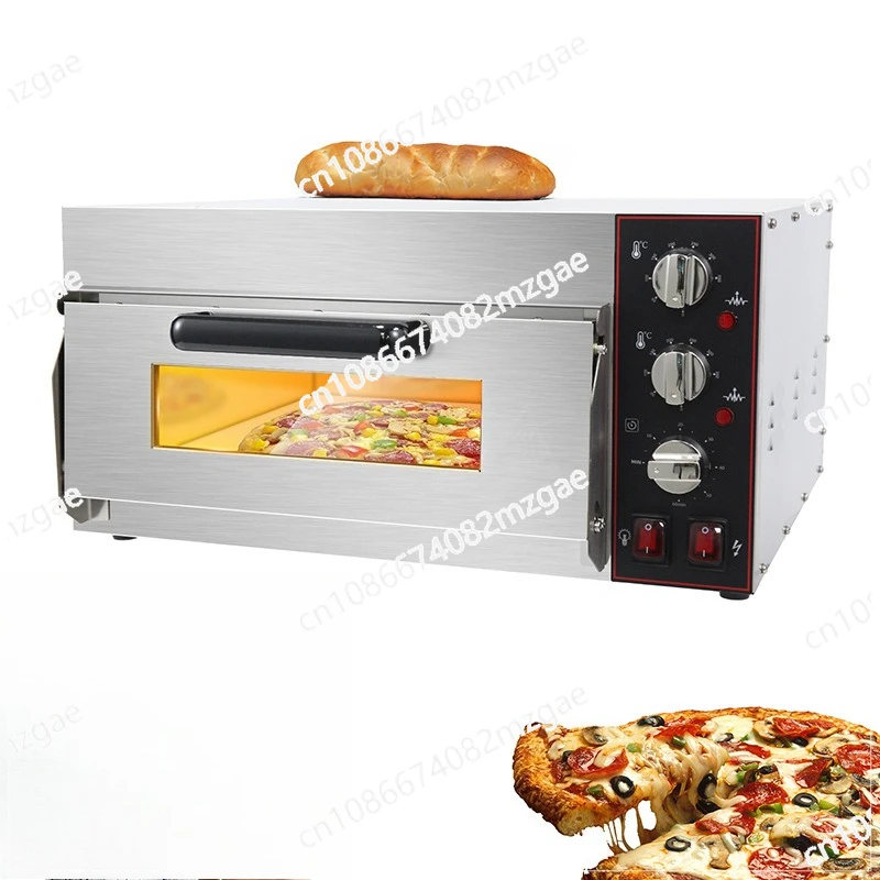 

Commercial electric pizza oven, food baking equipment single double layer pizza oven