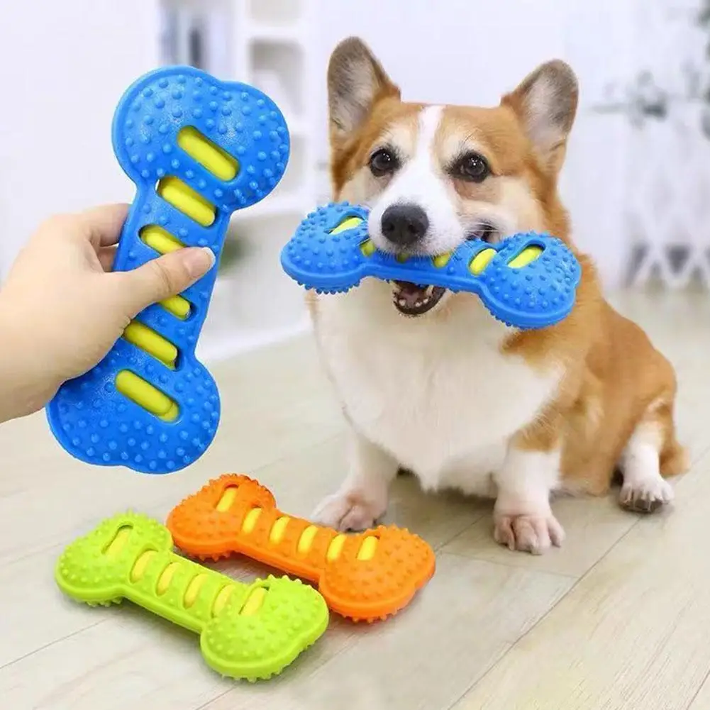 Jouets à mâcher pour chien, jouet en caoutchouc, résistant aux morsures, bâton interactif pour chiot, jouet à mâcher, jouets interactifs grinçants pour chien