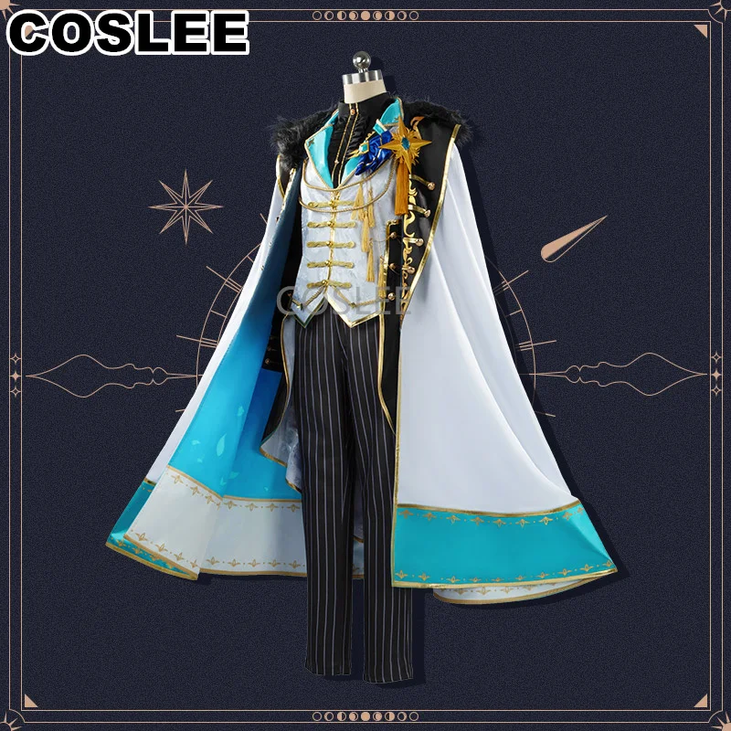 COSLEE Vtuber Nijisanji Kaida Haru Cosplay Costume New Clothes Handsome Uniform Suit Halloween Outfit Customized New