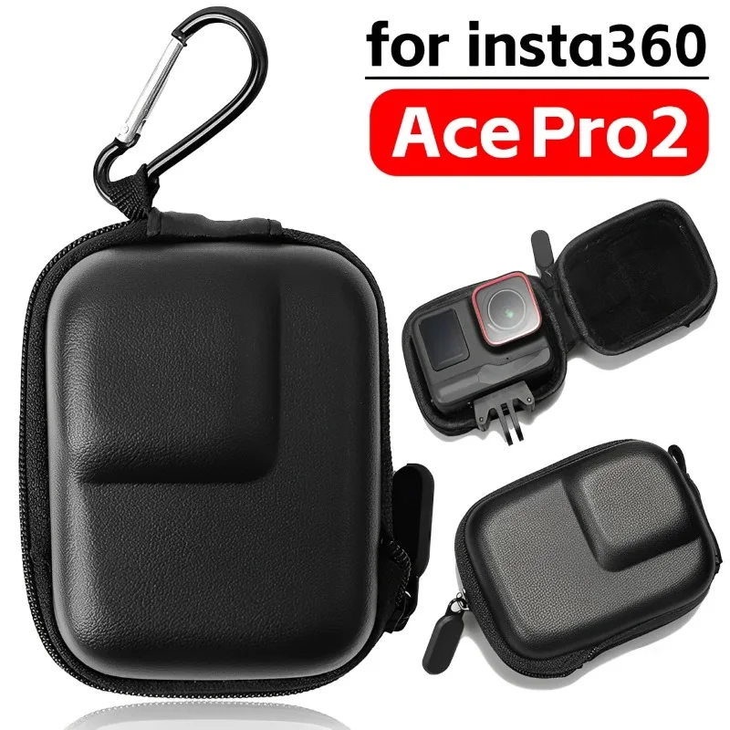 Storage Bag for Insta360 Ace Pro2 Carrying Case Travel Camera  Storage Cases with Carabiner Full Coverage for Insta360 Ace Pro2