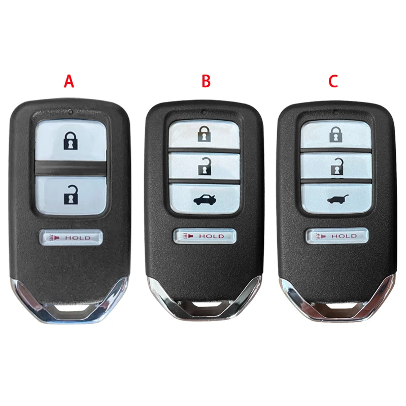 

CN003129 Aftermarket 3/4 Buttons Smart Keyless go Remote Fob FCC ACJ932HK1210A 47 Chip 313.8MHz For H-onda Accord Civic