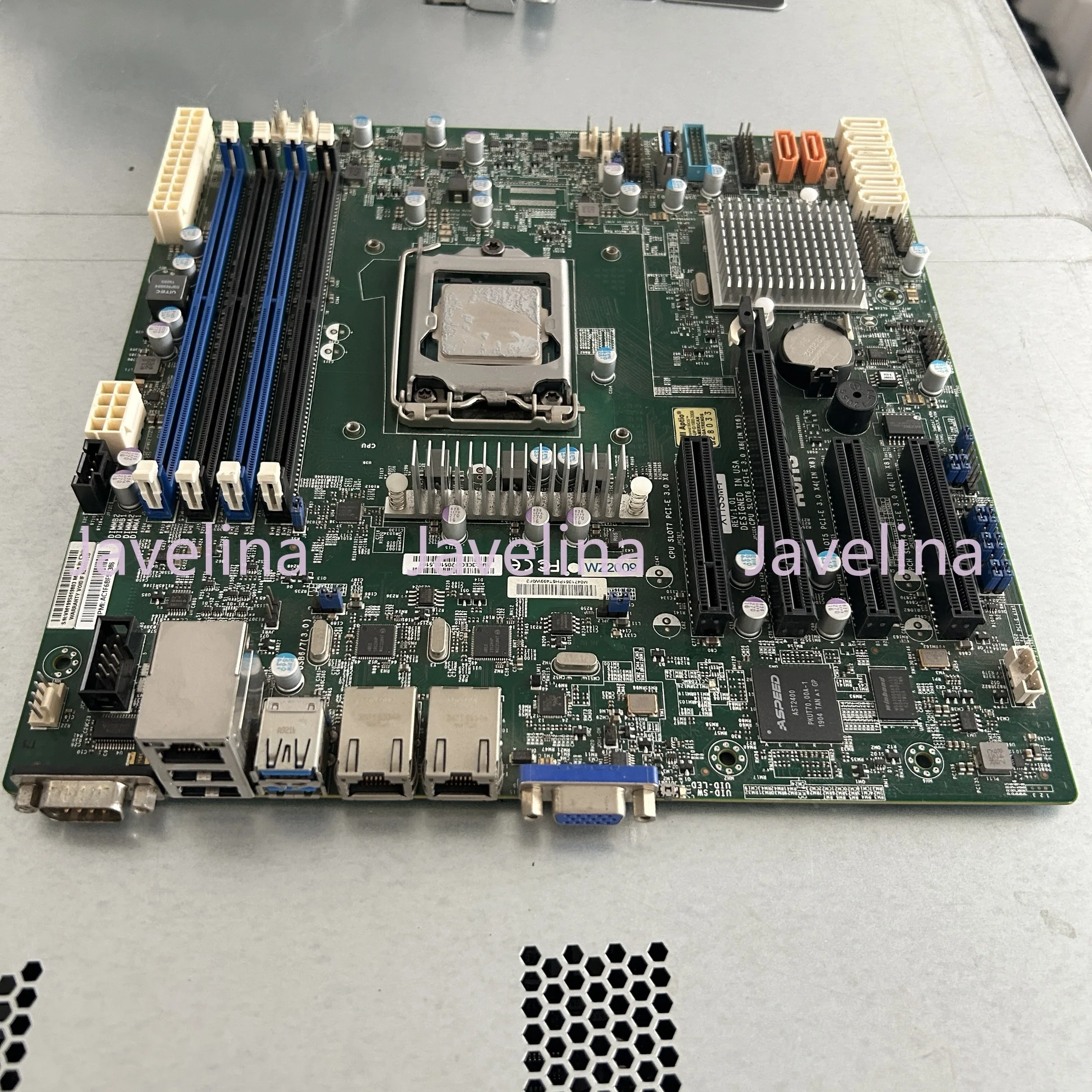 X11SSH-F X11SSM-F motherboard, E3-1200V5V6 1151 C236 chip dual gigabit IPMI