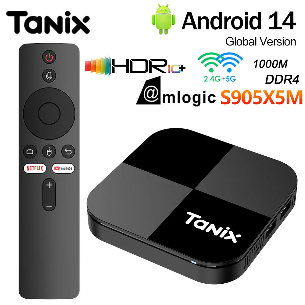 Tanix TX5 PLUS 4K メディアプレーヤー：Android 14.0 と Amlogic S905X5M チップセットで実現する、次世代ホームエンターテインメントの完全ガイド