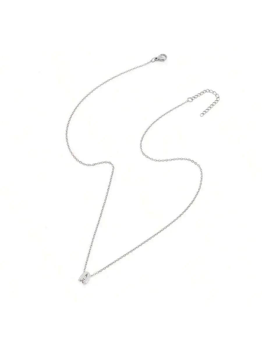 

Letter Pendant Necklace For Women Stainless Steel Chain
