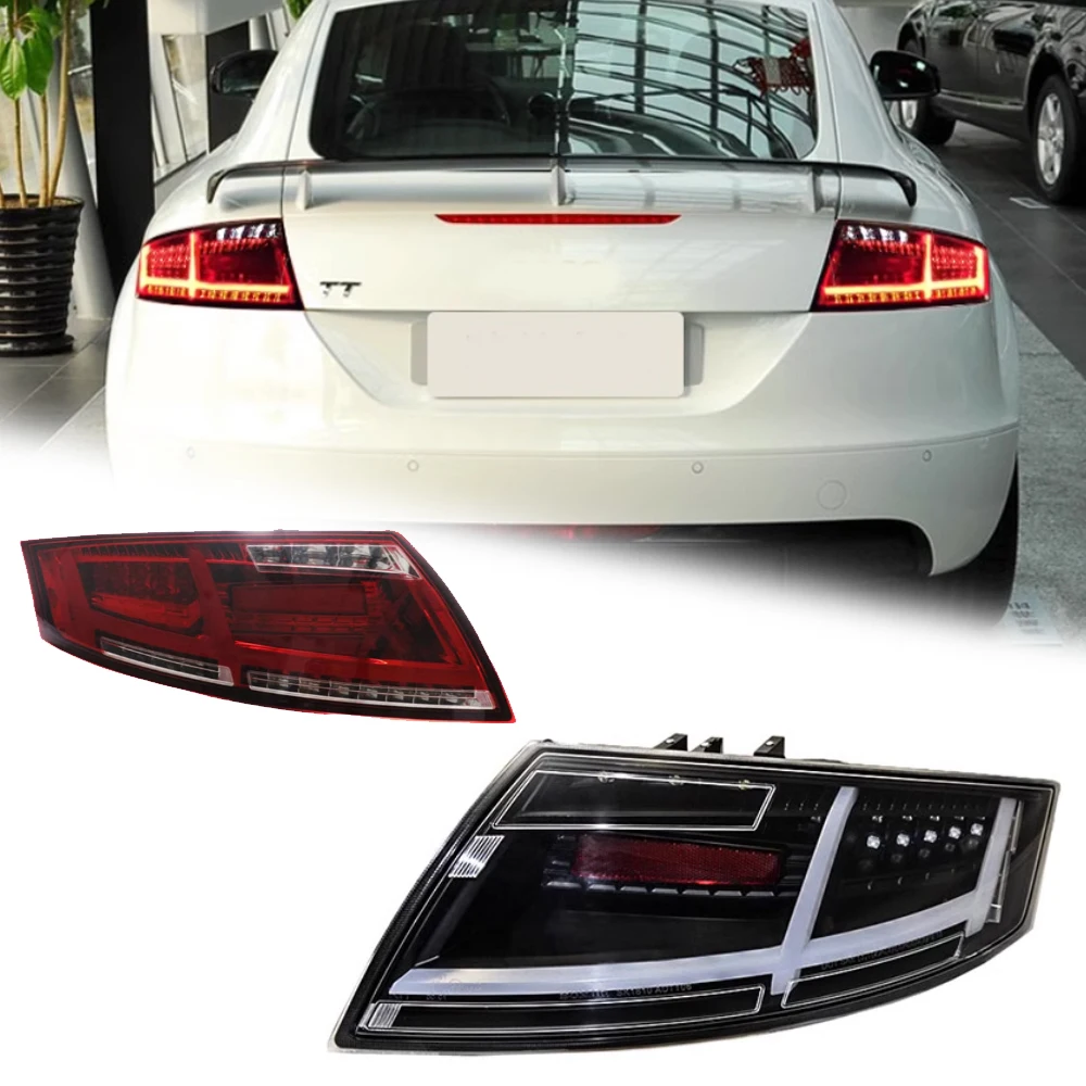

Поп светодиодные задние фонари для AUDI TT TTS 2006-2014, сделано в Тайване, светодиодные задние фонари DRL в сборе, аксессуары для сигнала, модифицированная лампа