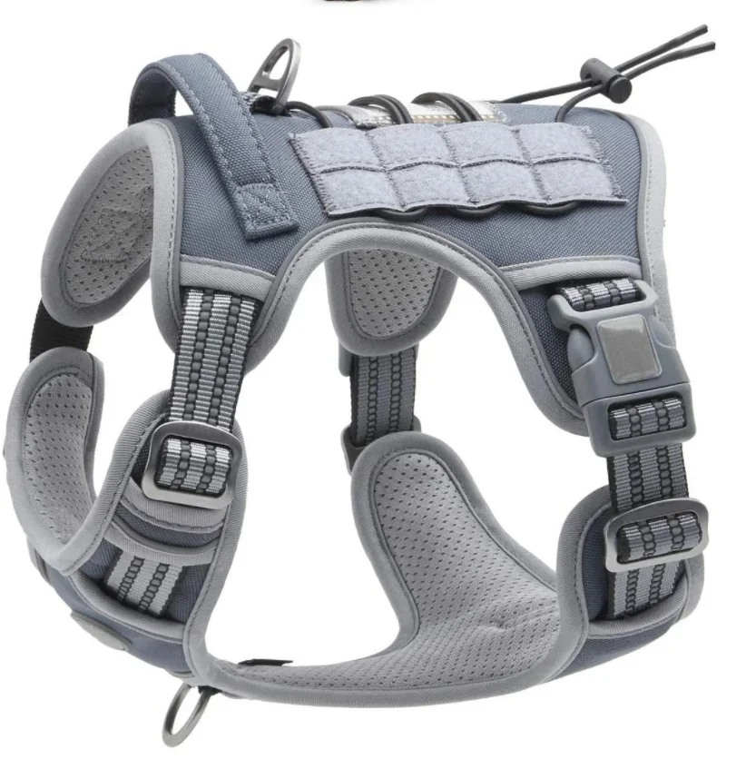 Hot Selling No Pull Adjustable Tactical Easy Control Medium Large Dogs Pet Vest Service Dog Harnesses