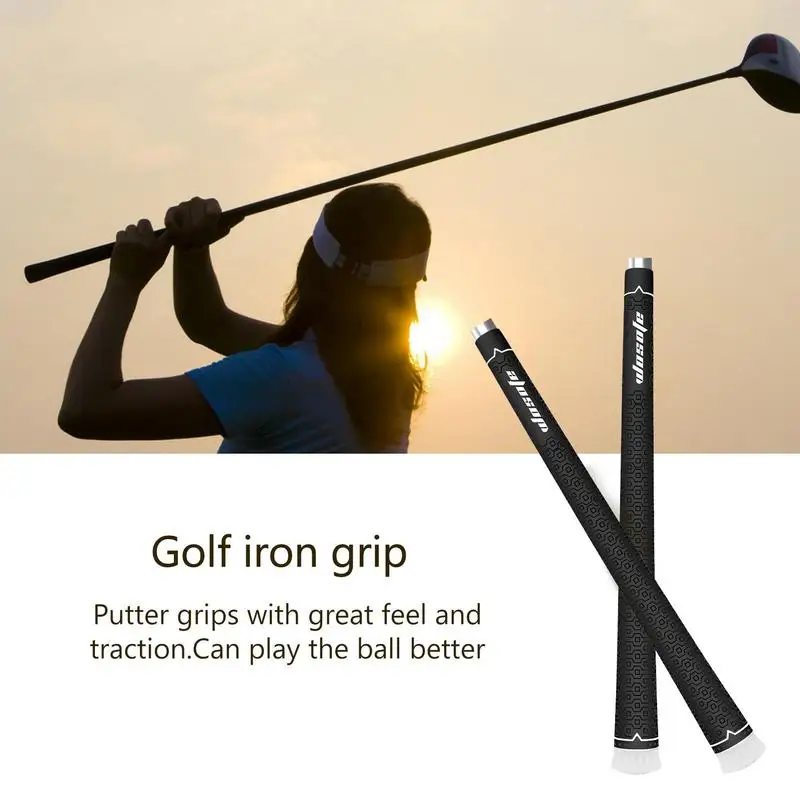 Golf Grips For Men Anti Slip Rubber Golf Driver Grips Wear Resistant Golf Club Wrap For Beginners Advancers Multifunctional Golf