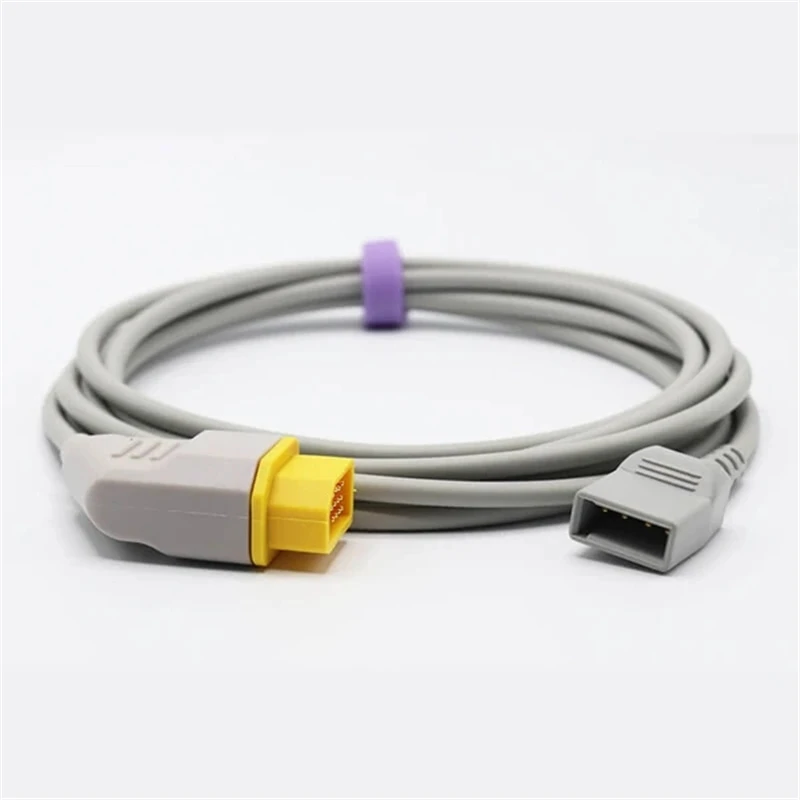 Nihon Kohden 12 Pins Oximax IBP Transducer Adapter Cable to Edwards/ Utah Connector