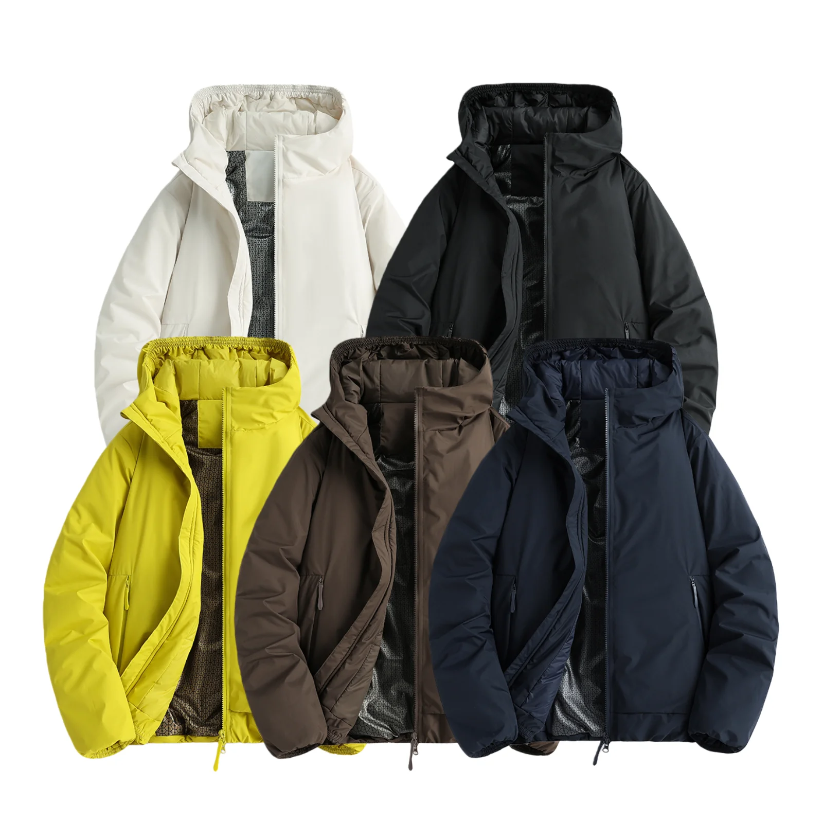 

Thermal aphene Insulated Hooded Jaet Men's Breathable Water Resistant Winter Cotton Clothing Stand Fit Faion Urban S...