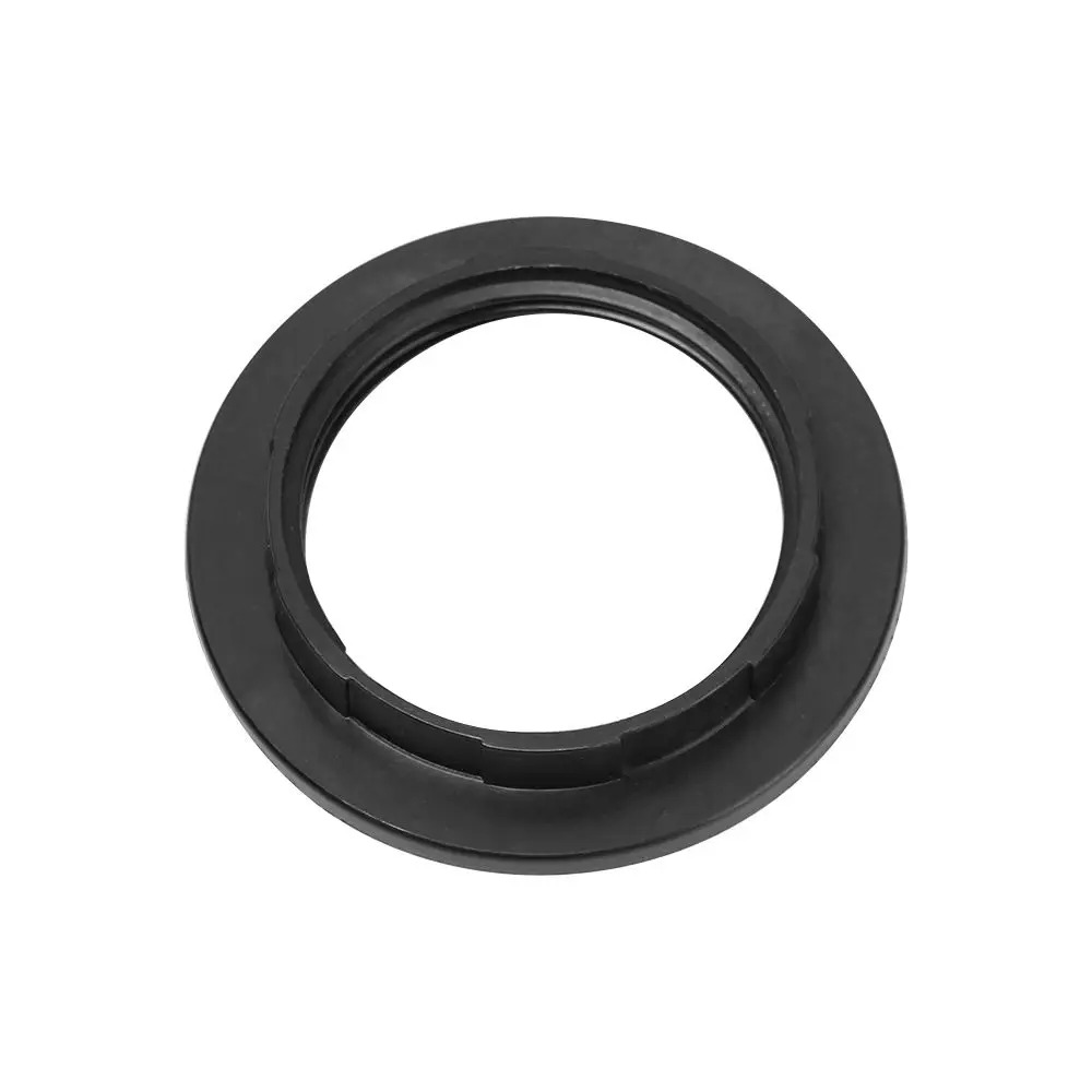 Durable Convert Black / White Practical Plastic Buckle Tighten The Collar Ring Adapter Bulb Holder E27 Plastic Outer Ring