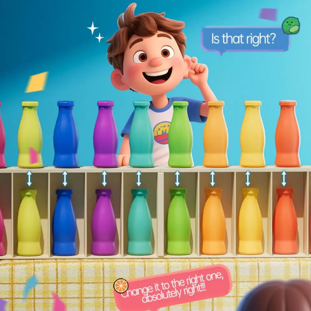 Montessori-personage puzzelspel Vroeg educatief matchspel Geheugen Logisch denken Training Multifunctioneel