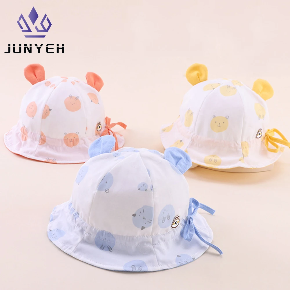 

Baby Sun Hats Spring Autumn Infants Boys Girls Fisherman Hats Cotton Bucket Hats Korean Caps For Kids 3-24 Month