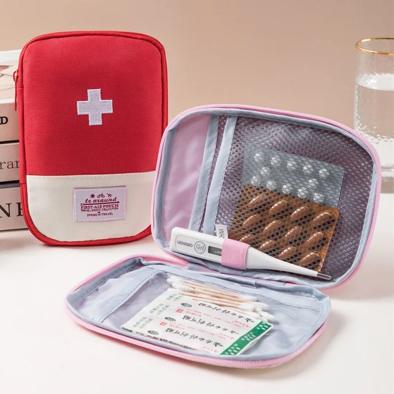 Erste-Hilfe-Set-Tasche, Aufbewahrungstasche für Zuhause, Medikamenten, geeignet für Reisen, Notfallbox für Outdoor, Camping, Überlebenstasche, Medizin org