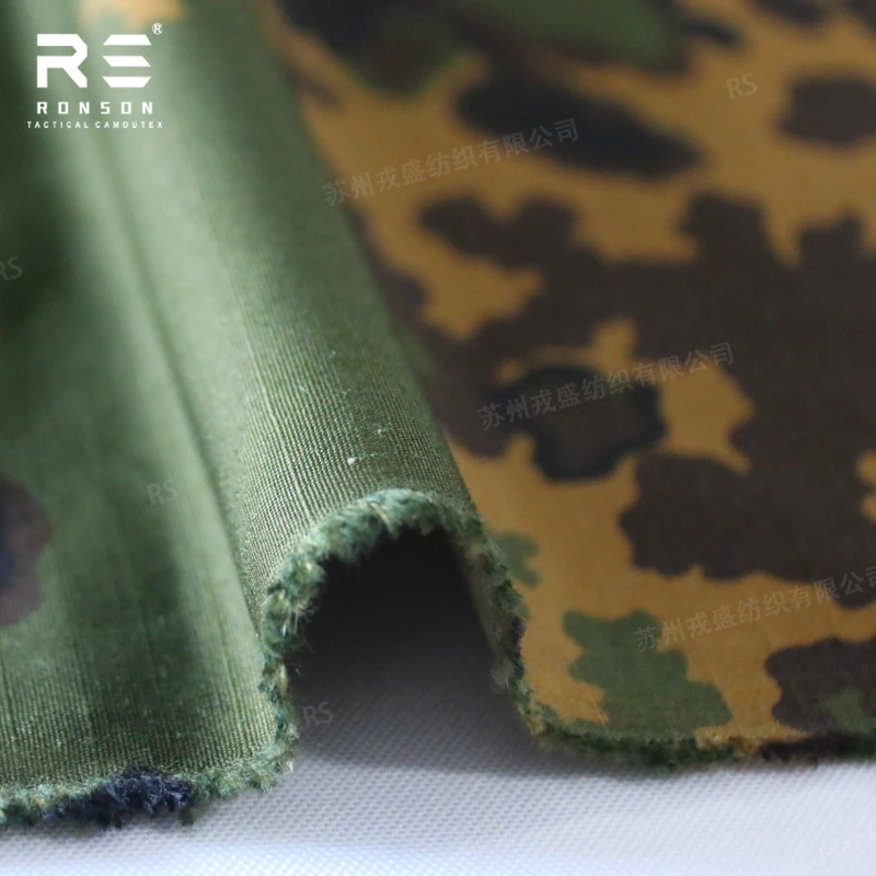 NC5050 Ripstop Tarnstoff Russland SS-Leto Bedruckter Taktischer Nylon-Baumwoll-Tarnstoff Taktisches Gewebe – Detail 3