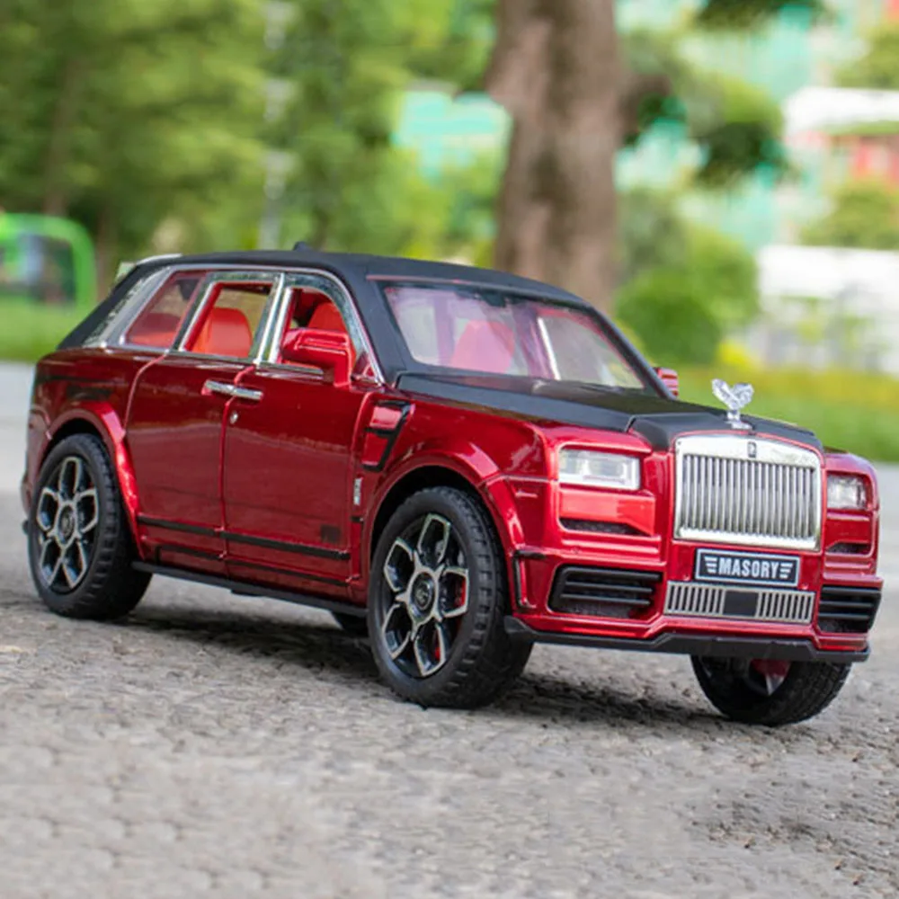 1:24 سبيكة رولز رويس كولينان مانسوري سبيكتر ألعاب نماذج سيارات موسيقى خفيفة أبواب مفتوحة مجموعة سيارات مصغرة للأطفال