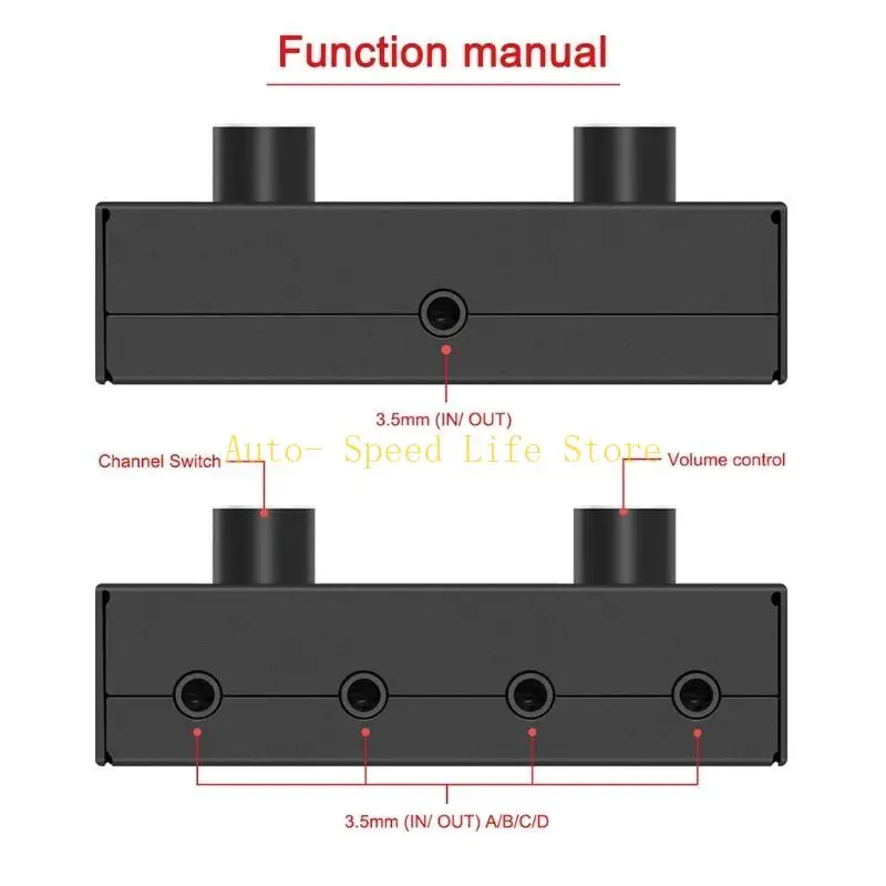02DA SPLITTER BOX SWITIO SWITCHER SPECEPER SPECEPER