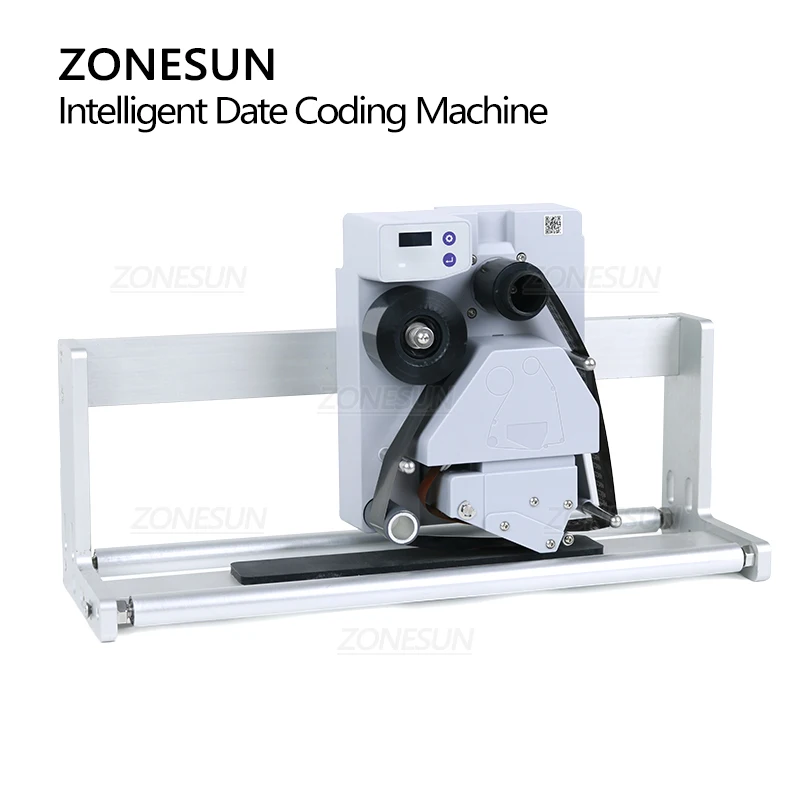 ZONESUN Digital Ribbon Coding Machine Intelligent Date Coder Batch Number Production Date Printing ZS-DC24A