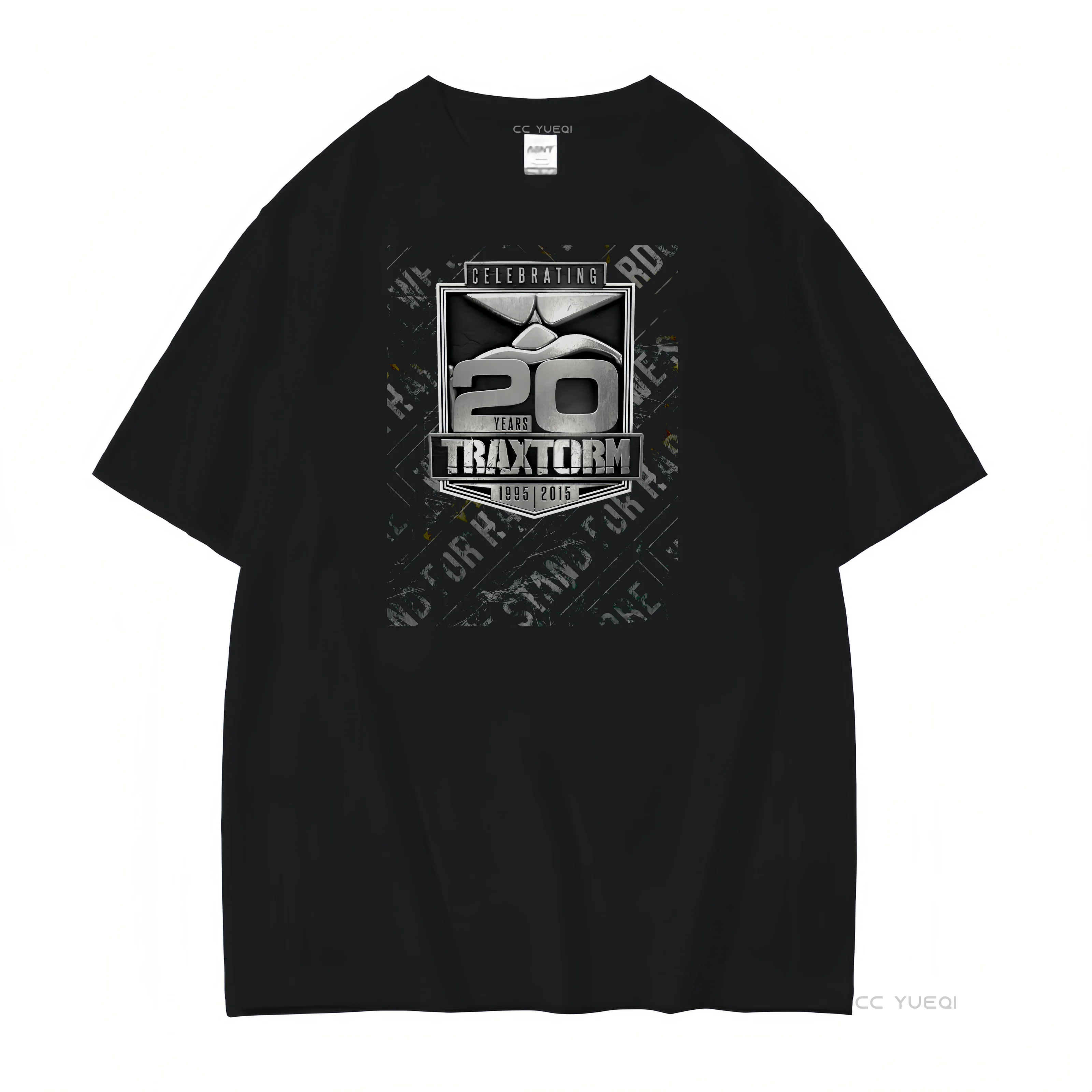 vintage traxtorm records the stunned guys hardcore hardstyle tee size medium vintage Washed Comfortable fashion Versatile