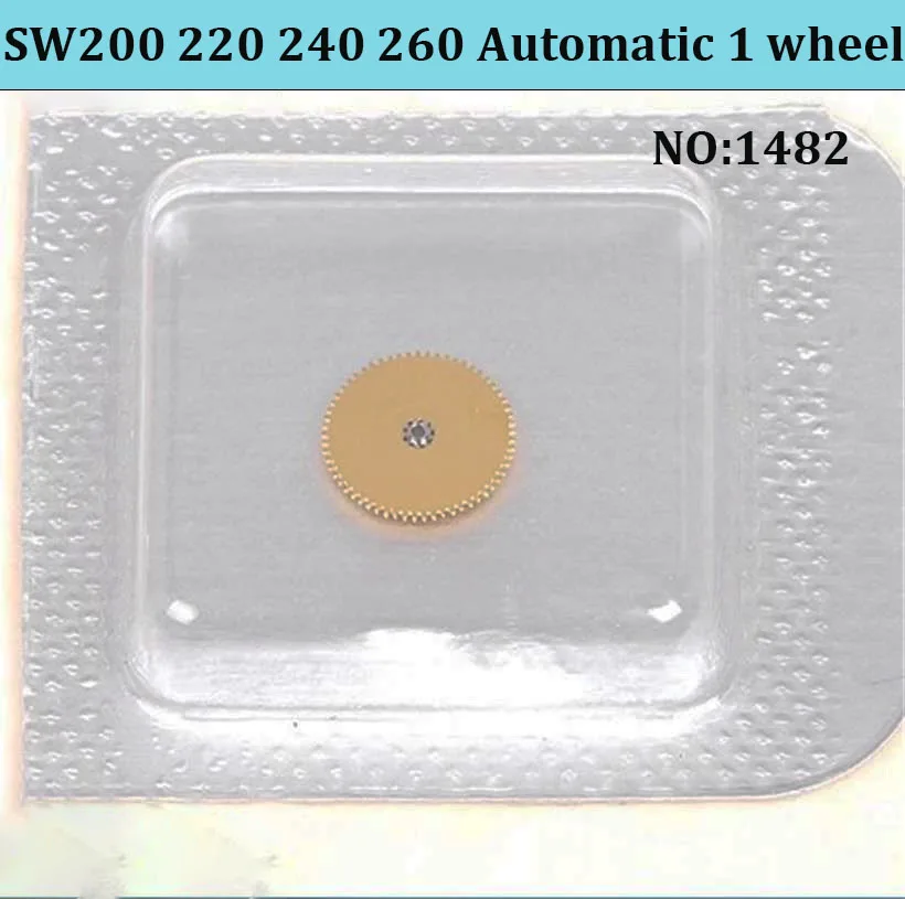 

Оригинальные новые детали механизма подходят для Swis.s SW200 220 240, автоматический механизм, 1 колеса, аксессуары для часов