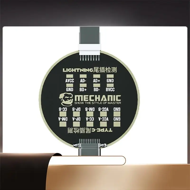 

MECHANIC T810 Детектор тестовой платы для хвостовой вилки мобильного телефона для IPHONE TYPE-C, инструмент для ремонта обнаружения незарядки-X64A