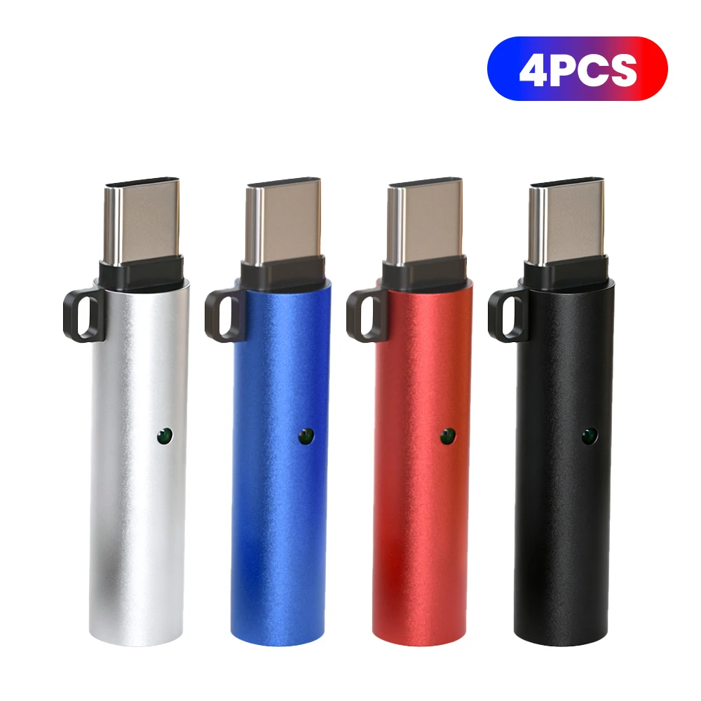 Tragbares Mini Typ-C Handy-Zigarettenanzünder Outdoor-Sicherheits-Luftgebläse USBC Zigarettenanzünder-Adapter für iPhone Samsung