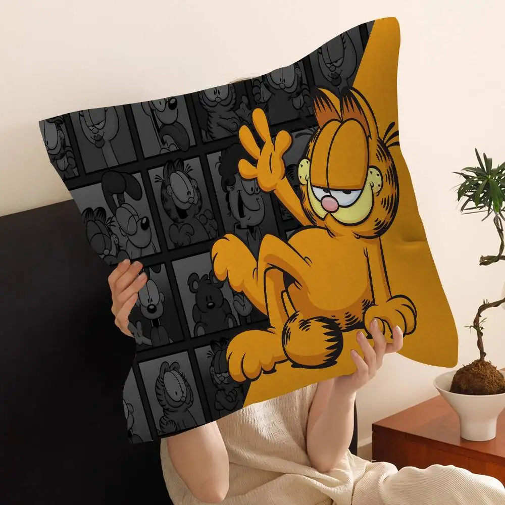 Anime G-Garfield Cute Cat Pillow Cushion Cover Pillowcase Living Room Sofa Home Decor Customized view 6