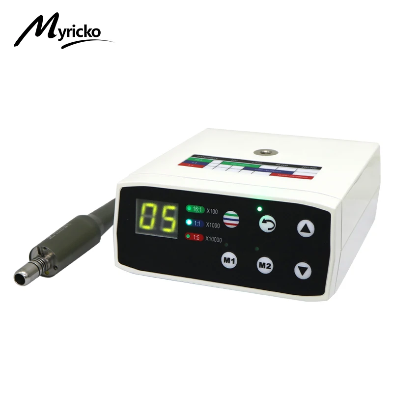 

Myricko Dental Brushless LED Micro Motor Fiber Optical Electric Micromotor Handpiece Odontología Odontologia Dentistry Tool