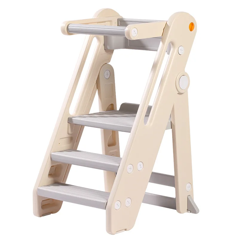 

Baby Wash Table Ladder Stool Foldable Children's Climbing Foot Stool Baby Hand Wash Stairs
