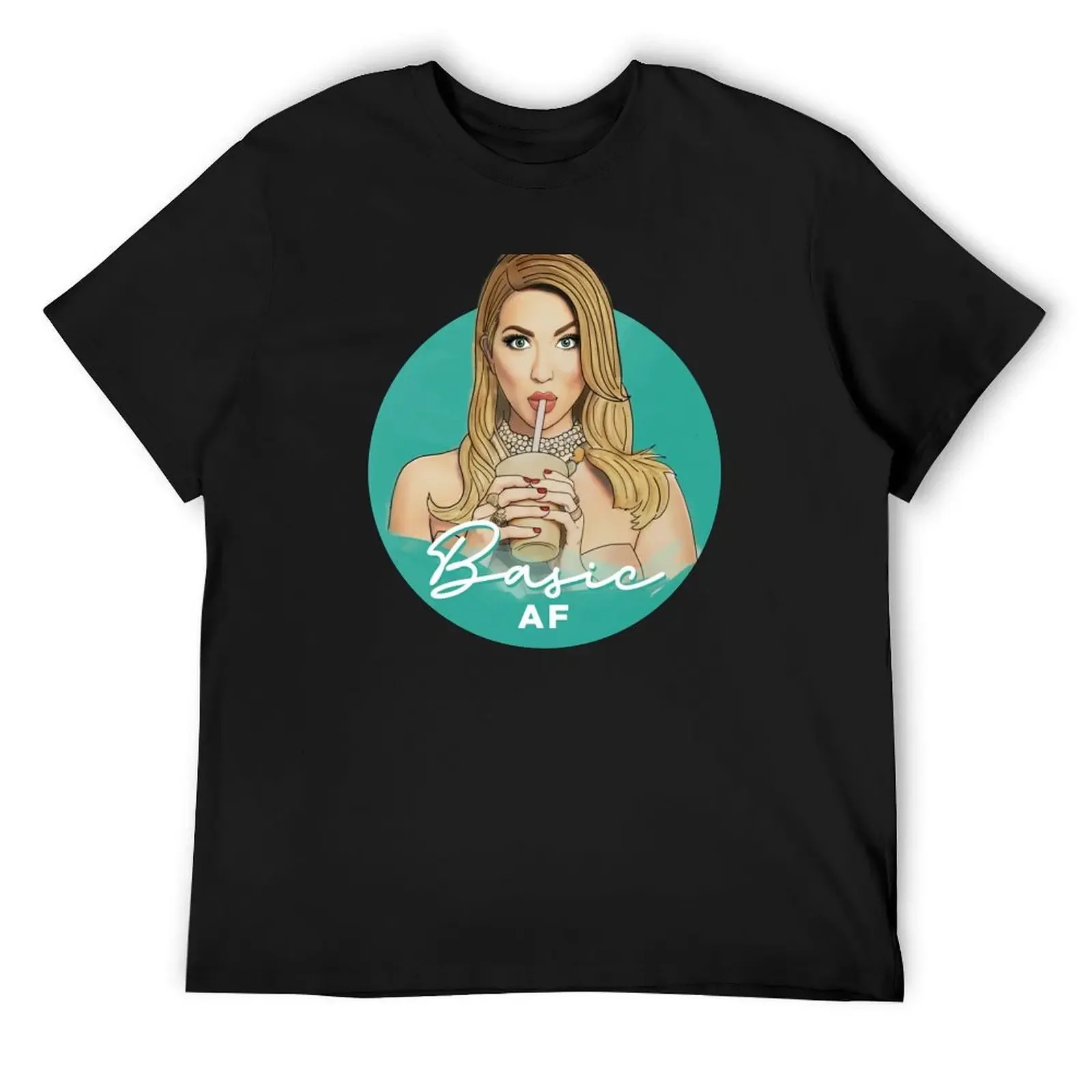 Stassi Schroeder inspired BASIC AF illustration design T-Shirt plain vintage clothes graphic t shirts vintage t shirt men