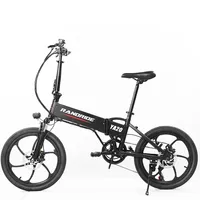 Electric Bicycle RANDRIDE YA20 500W 48V 12.8AH Folding City Electric bike Hidden Dismountable Lithium Battery 20inch Adult Ebike
