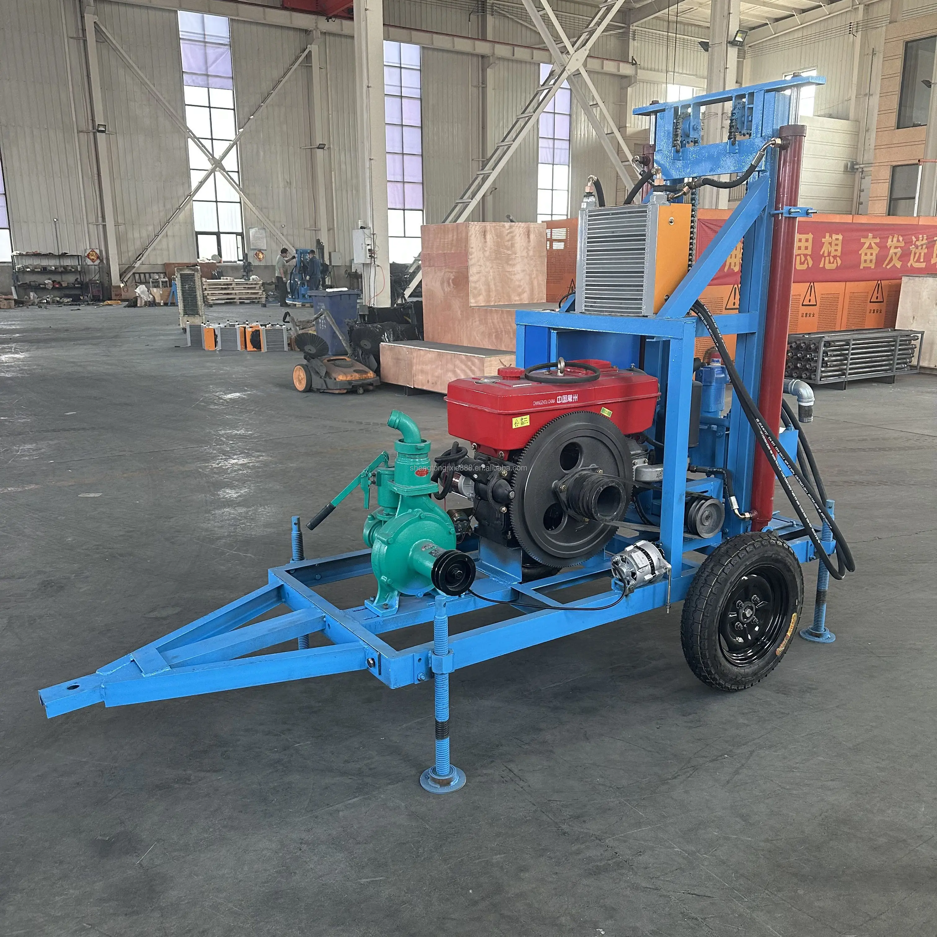 

Портативная 80-метровая мини-буровая установка для бурения воды для продажи, удобная для наружных проектов