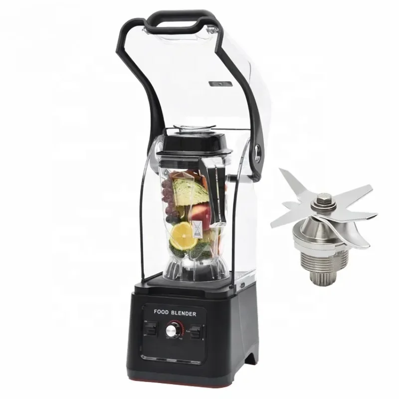 Liquidificador comercial mecânico de baixo ruído para máquina de sopa frutas gelo leite shake smoothie bebida fabricante misturador 110v/220v liquidificador