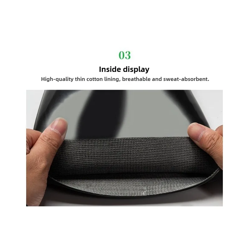 أحذية أمان للرجال أحذية المطر البلاستيكية، غير قابلة للانزلاق، مقاومة للماء، سوداء، سميكة ومقاومة للاهتراء Zapatos De Seguridad De Hombre #4