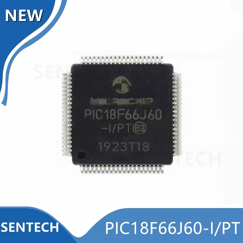 

5pcs/LOT New Orginal PIC18F66J60 PIC18F66J60-I/PT QFP64 microcontroller