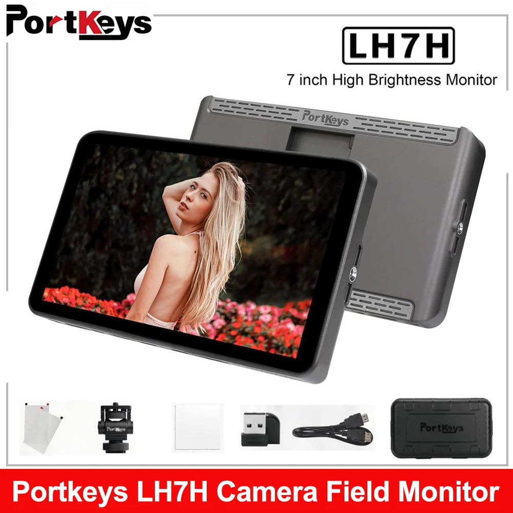 

Portkeys LH7H 7-дюймовый 3D LUT 1000:1 Яркий монитор 1920X1080 HD Вход/Выход 4K30p/1080p60 Интерфейс ввода/вывода HD Сенсорный экран