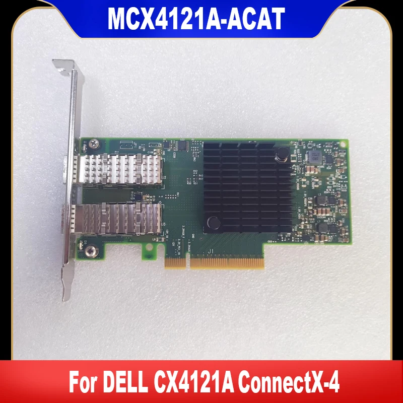 CX4121A MCX4121A-ACAT For DELL Mellanox ConnectX-4 NIC 25Gigabit Ethernet Card PCI-E 3.0 High Quality