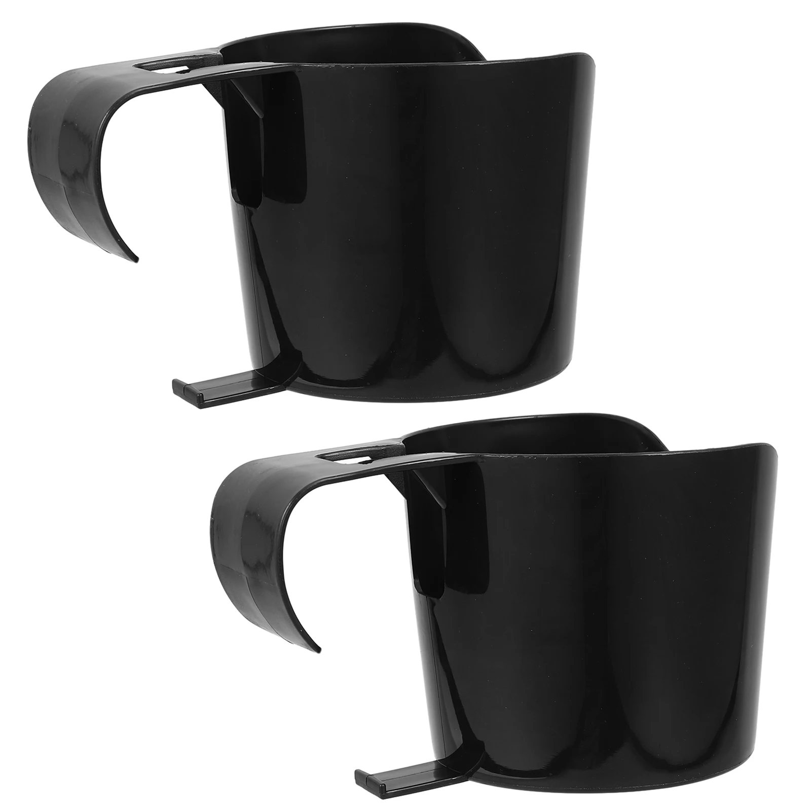

2Pcs Pool Cup Holders Swimming Edge Drink Storage Bathtub Glass Beverage Holder Black Travel Accessories Spa