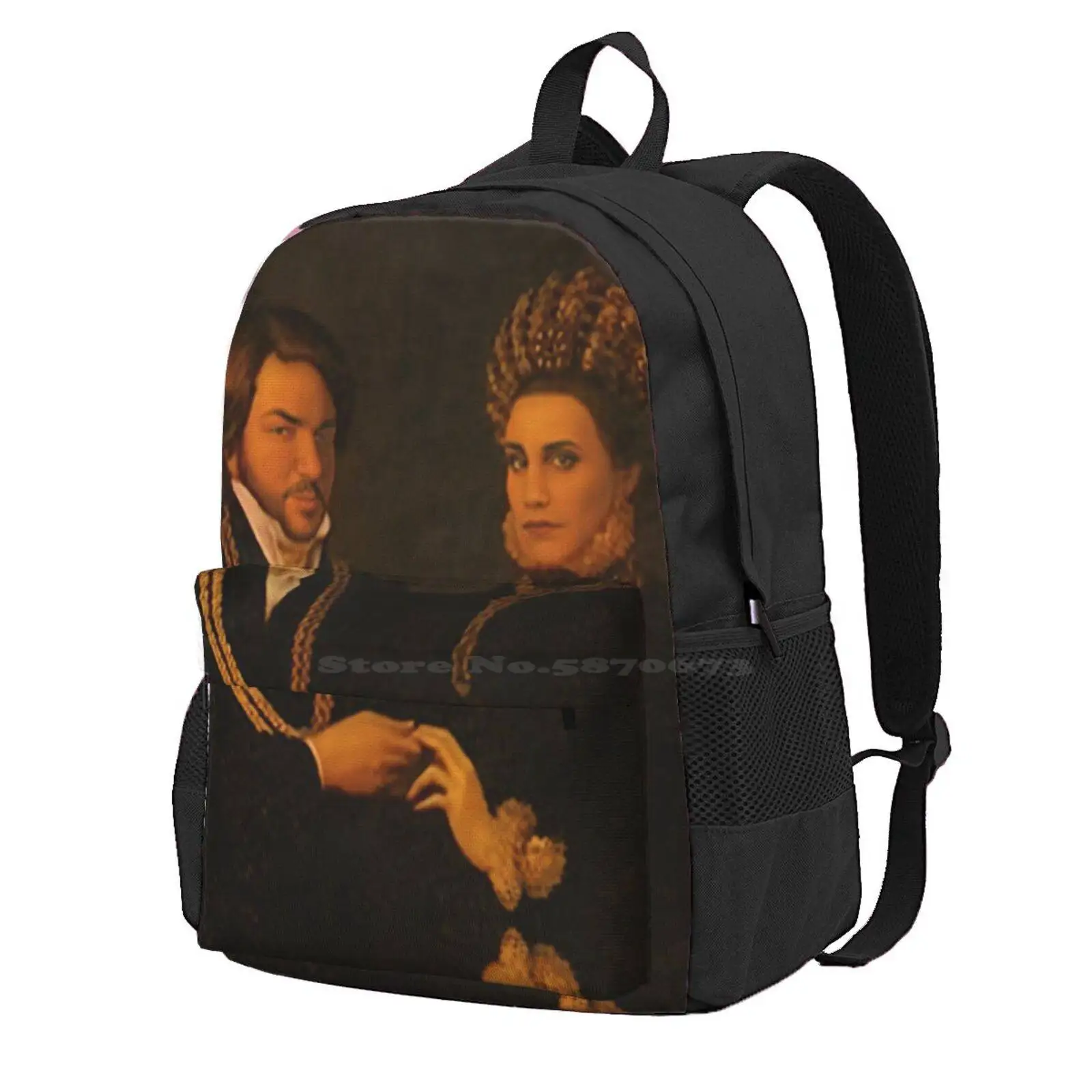 Lazslo And Nadja Hot Sale Schoolbag Backpack Fashion Bags Wwdits What We Do In The Shadows Nandor Laszlo Colin Robinson