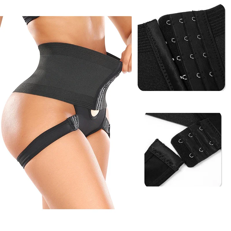 GUUDIA Butt Lifting Panties Adjustable Thigh Belt Tummy Control Sexy Hollow Out Butt Lifter Shapewear Body Shaper Girdle Panty