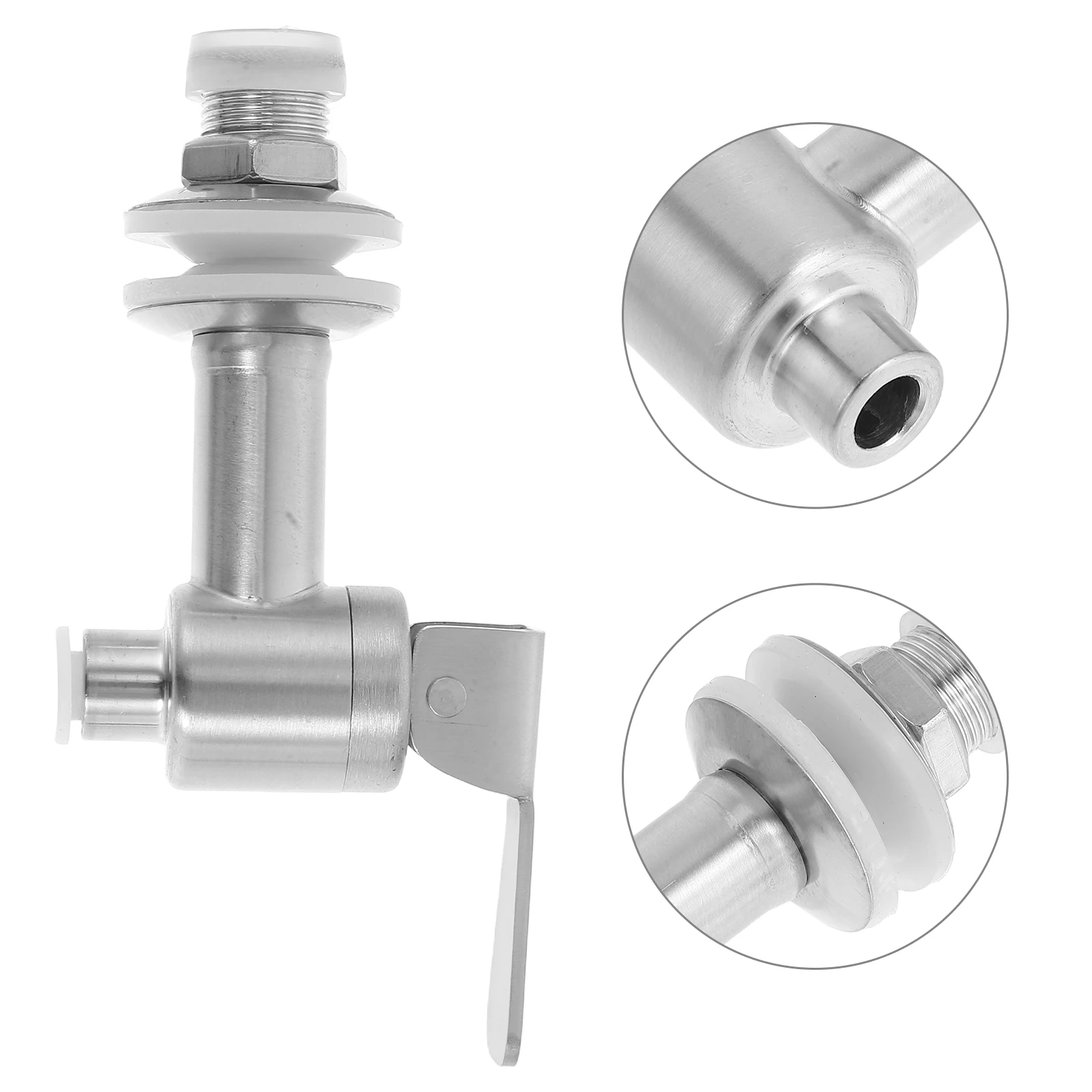 

High Quality Stainless Steel Dispenser Faucet 16Mm Replacement Spigot for Water Dispenser Precision Crafted Silver