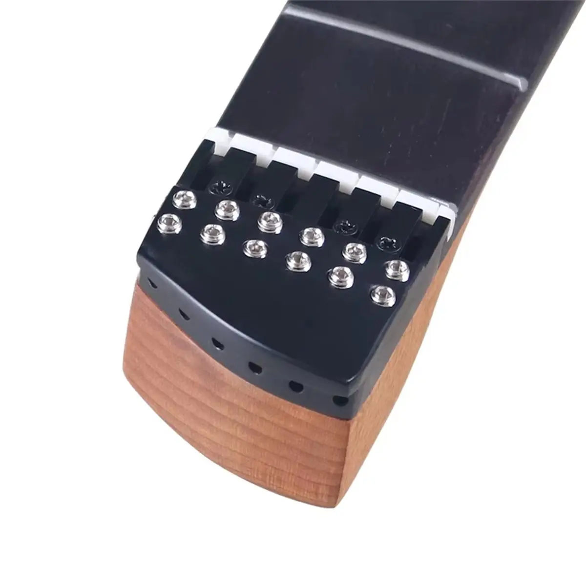 (ABYM) Electic Guitar Neck Headless Roasted Canada Maple 24 Frets 5.6cm Width Rosewood Fingerboard for 6 String Travel Guitars