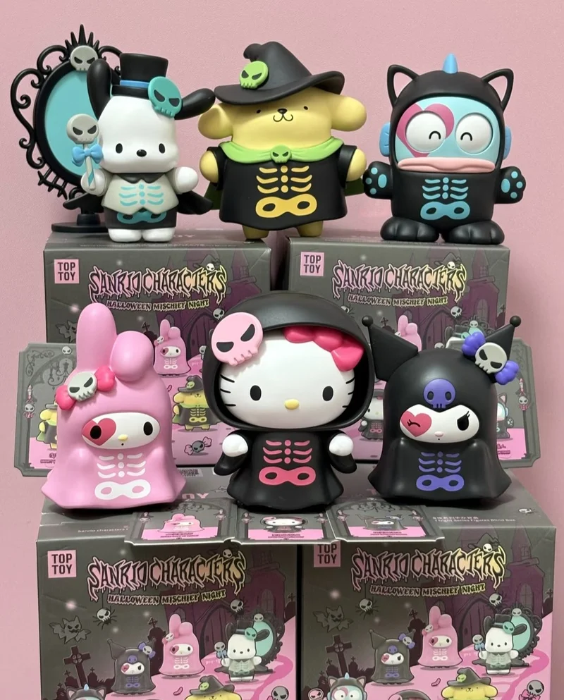 

Halloween Gift Limited Edition Blind Box Toptoy Sanrio Halloween Mischief Night Series Model Figure Popular Pendant Trendy Toys