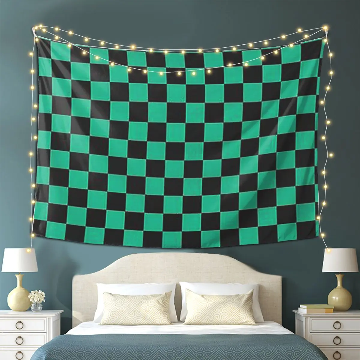 

Nezuko Kimono Demon Slayer Kimetsu No Yaiba Anime Tapestry Wall Hanging Aesthetic Home Decoration Tapestries for Dorm Room