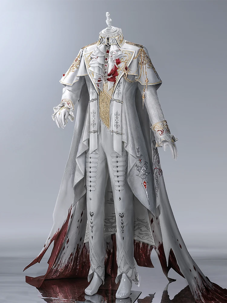 UWOWO Collab-serie: Game Love en Deepspace Sylus Silverwing Fiend Cosplay-kostuum S-2XL Halloween-kostuum - afbeelding 2