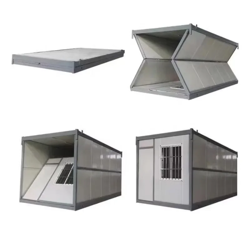 Ready To Ship Mobile Tiny Easy Assemble Sandwich Panel Foldable Container Prefabricated Prefab House