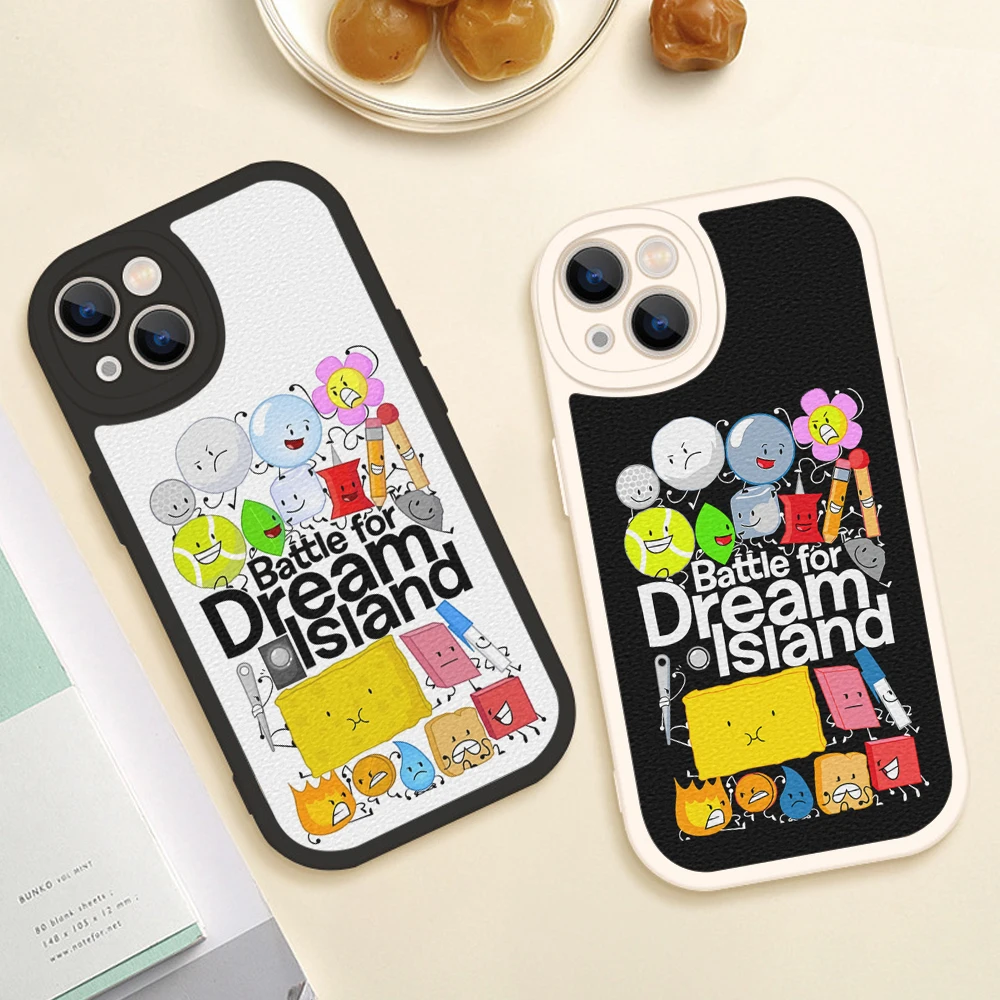 Bfdi Poster Battle For Dream Island Phone Case for Iphone 14 13 11 12 Pro MAX 13 12 MiNi 7 8 plus 13PRO XS 12 XR Lambskin Covers