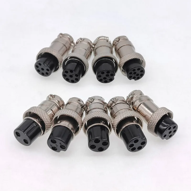 

GX16 Only Female Plug connector 5/8" Circular Connector 2 Pin female pin connector 3pin4pin5pin6pin7pin8pin9pin10pin