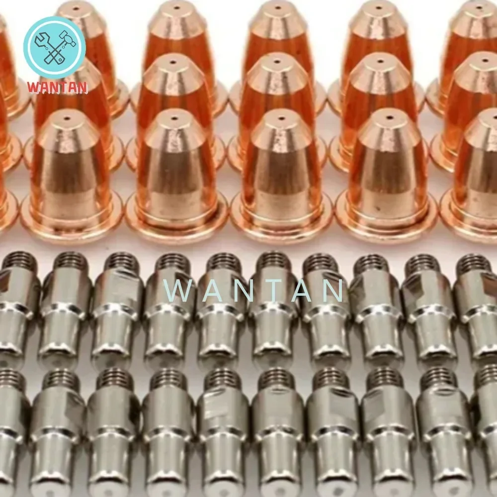 60pcs PD0116-8 Trafimet PR0110 S45 Plasma Tips Electrode 95136 97994 91814 for PR-0110 Plasma Torch Electrode Nozzle Welding